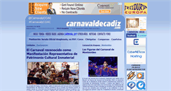 Desktop Screenshot of carnavaldecadiz.com