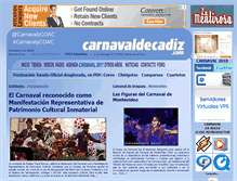 Tablet Screenshot of carnavaldecadiz.com